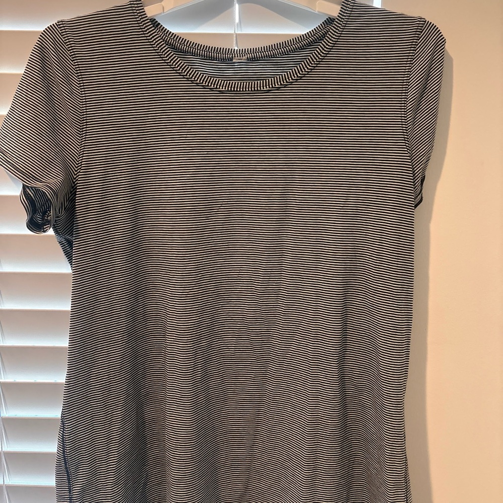 LULULEMON STRIPED SHIRT/ SIZE 10